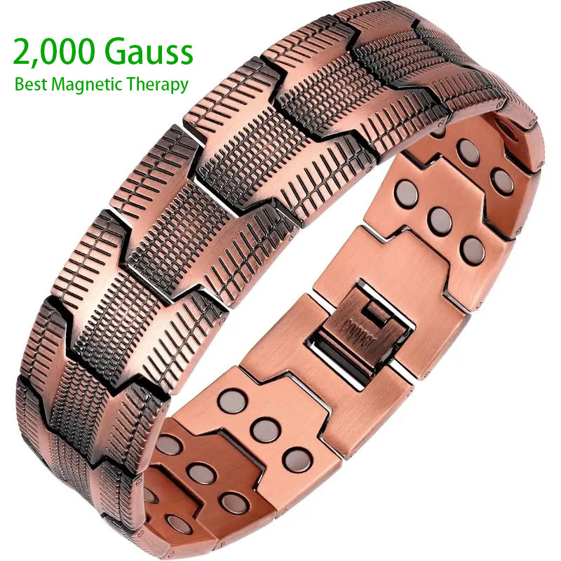 Copper magnetic bracelet--Relieve fatigue and promote blood circulation