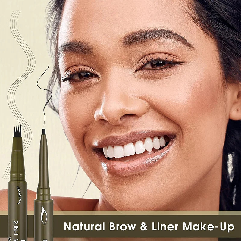 Juxek™ 2-in-1 Eyebrow Pencil