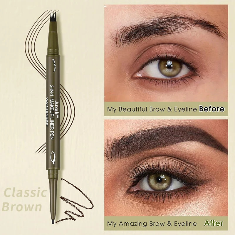 Juxek™ 2-in-1 Eyebrow Pencil