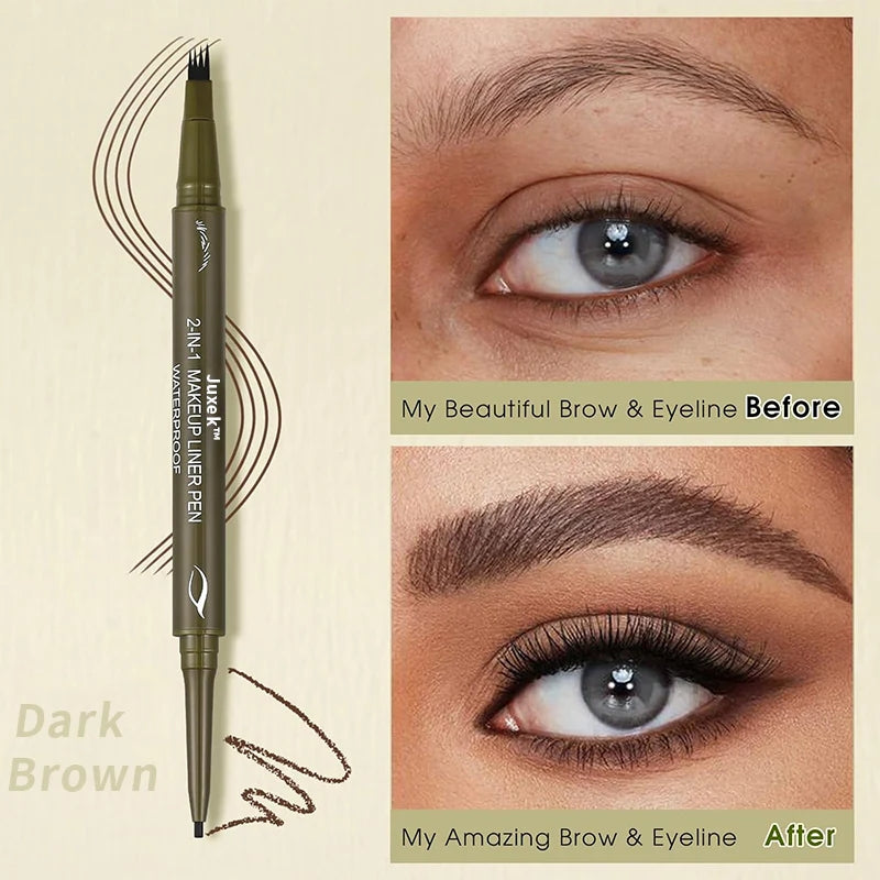 Juxek™ 2-in-1 Eyebrow Pencil
