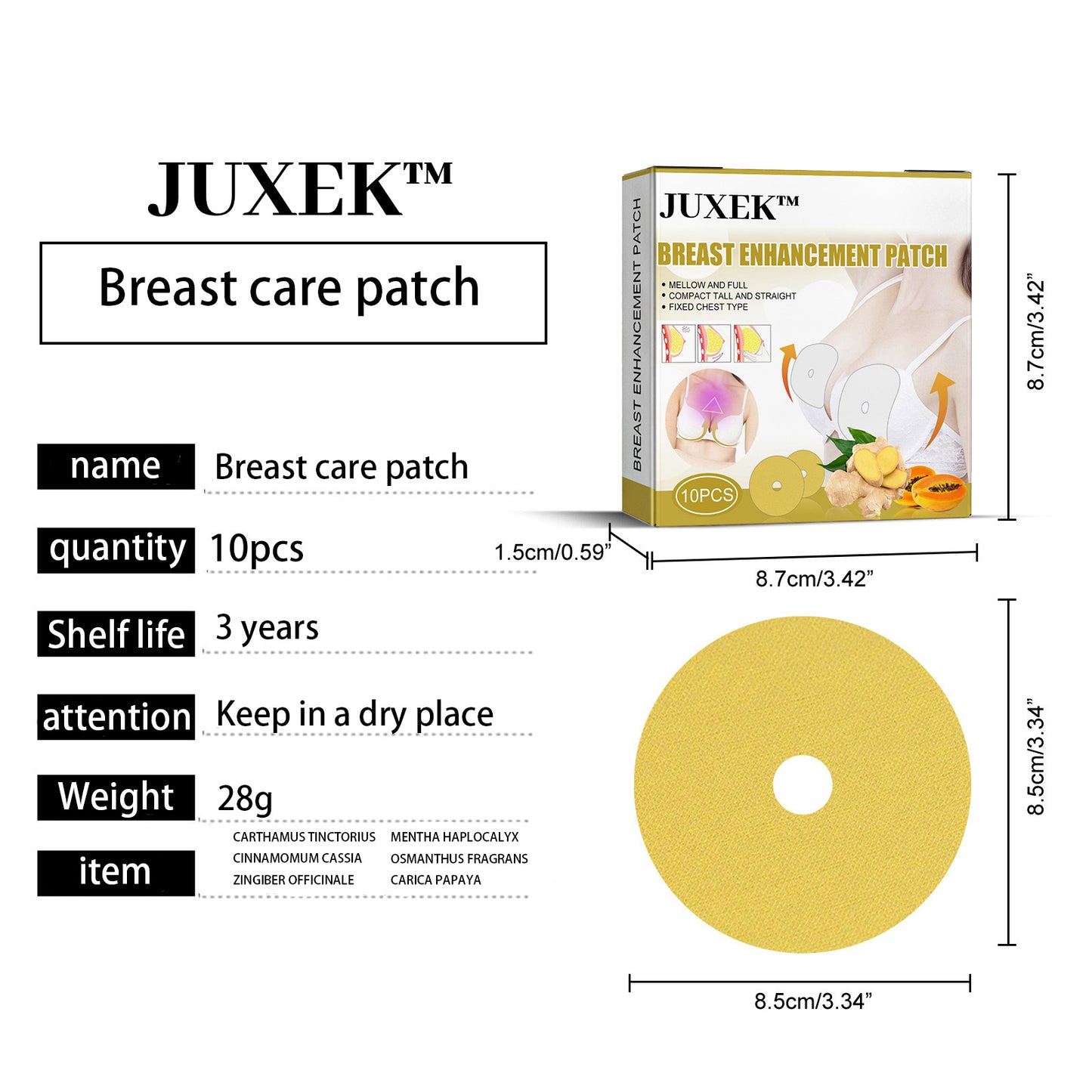 Juxek™ Breast Care Patch – Gentle Care, Timeless Beauty