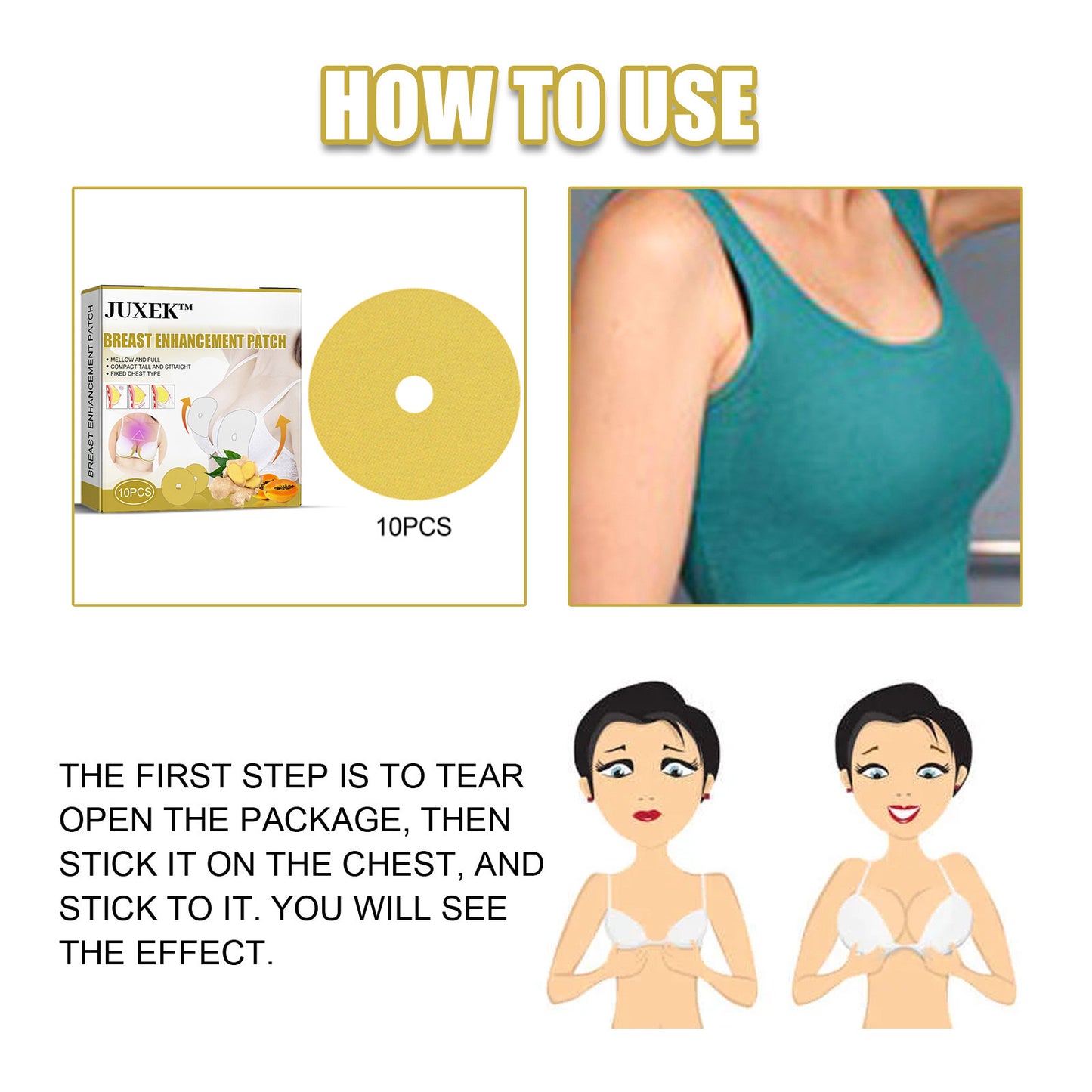 Juxek™ Breast Care Patch – Gentle Care, Timeless Beauty