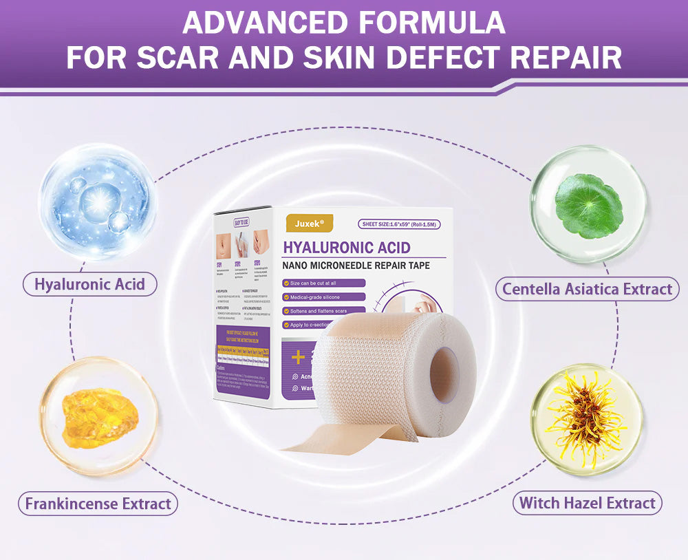 Juxek® Hyaluronic Acid Nano Microneedle Repair Tape