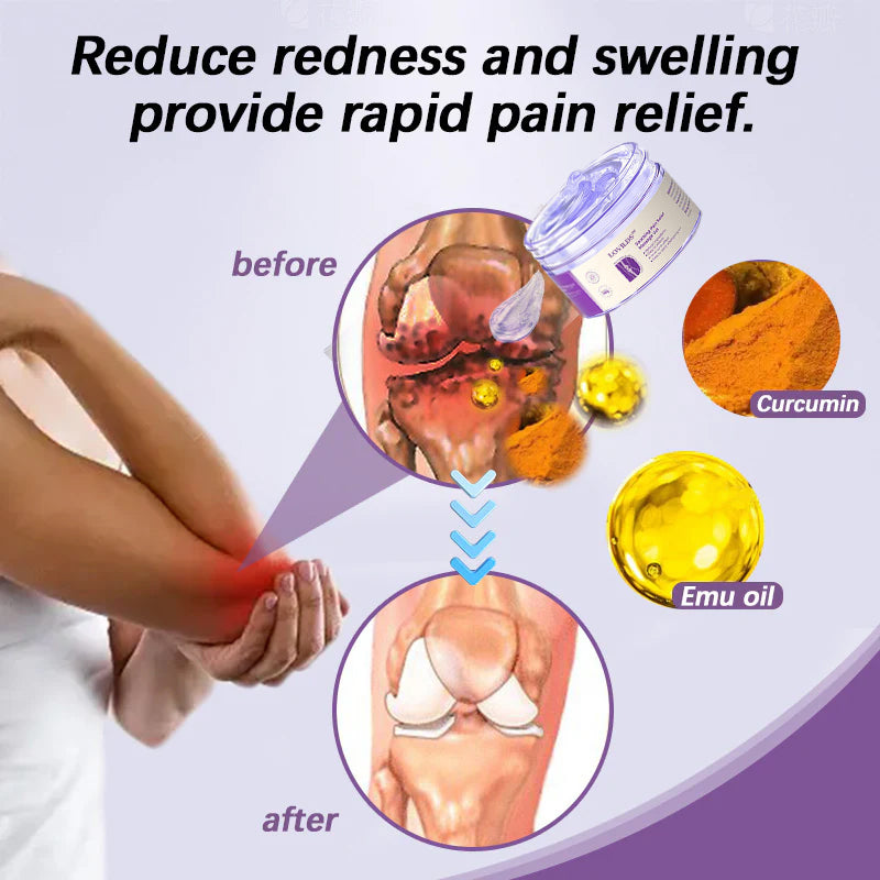 LOVILDS ™Turmeric & Emu Oil Arthritis Soothing Pain Relief Massage Gel