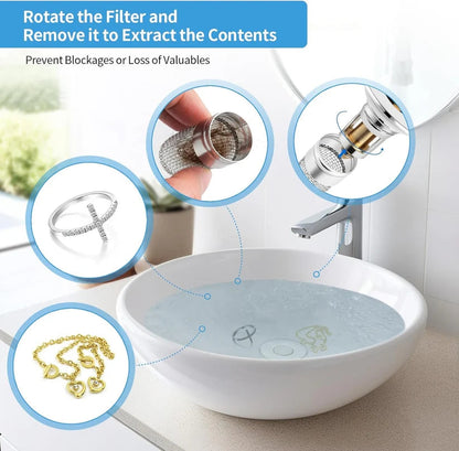 🔥HOT:Pop Up Sink Drain Filter