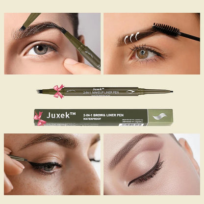 Juxek™ 2-in-1 Eyebrow Pencil