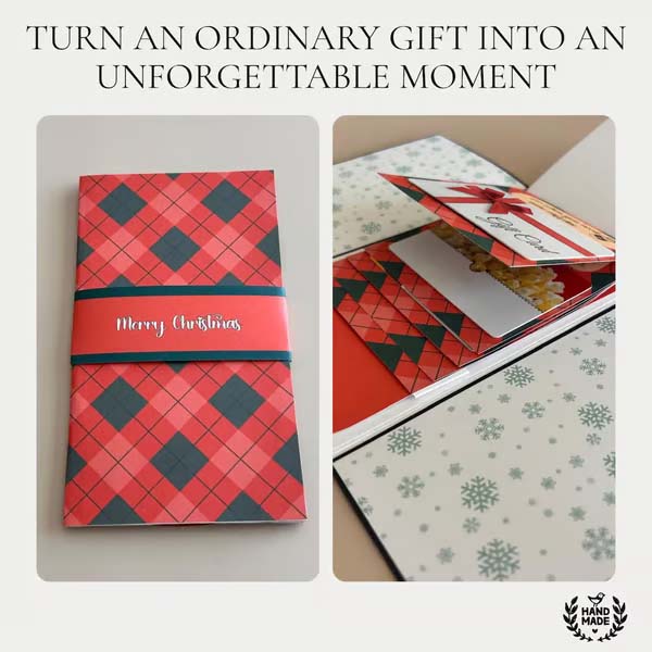 🎁 LAST WEEK 49% OFF-Handmade Christmas Gift Card Holder